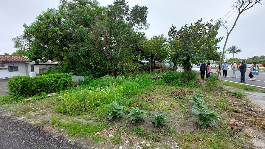 官田社區一處舊院落的閒置土地 將由青年團隊著手打造亮眼轉角