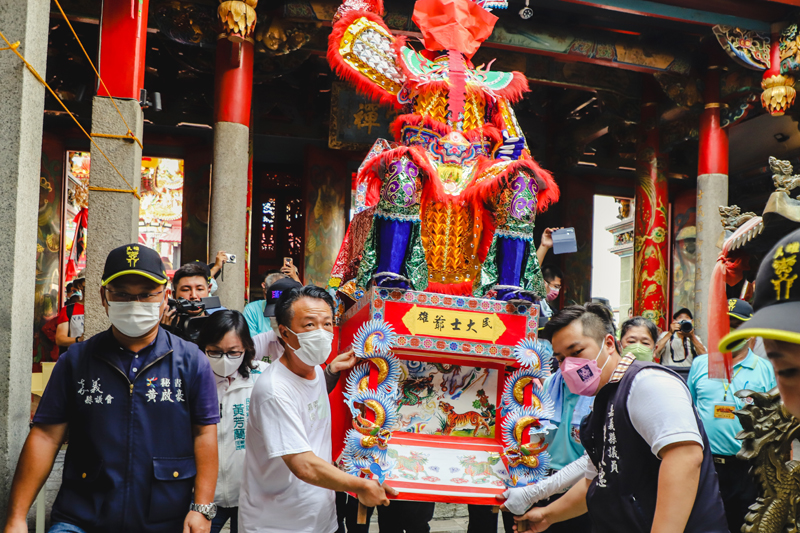 民雄大士爺祭踩街祈福遶境活動今熱鬧登場。