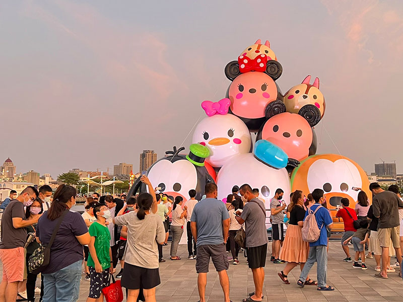 高達15米的TSUM TSUM巨型氣球三天連假吸引逾15萬人參觀