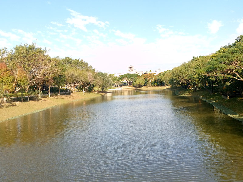 月津港公園裡人與自然合諧共存的改造手法，讓施工查核小組印象深刻。