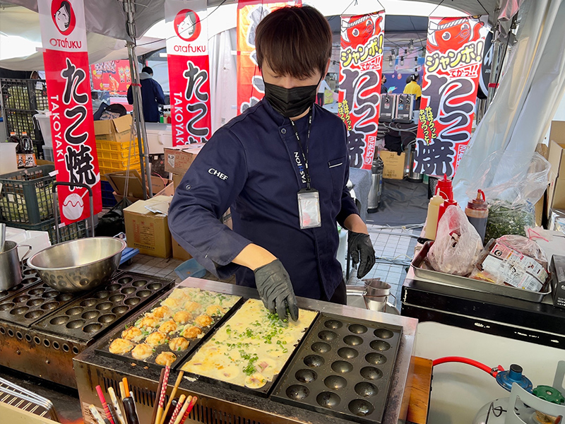 日本美食職人帶來鳴神本舖的章魚燒