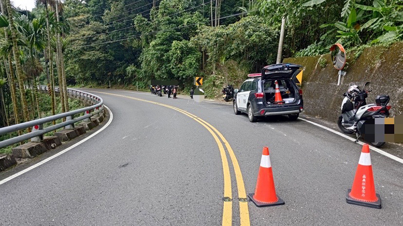 嘉義台3線山區道路彎道眾多，用路人行駛時應減速慢行。