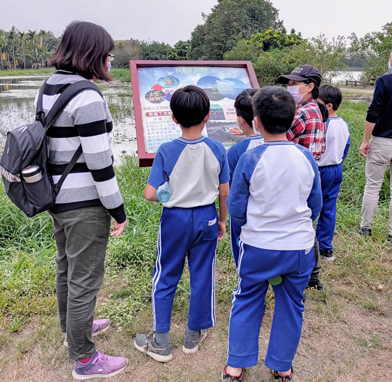 海豐濕地自然生態之環境教育課程。（圖／屏東縣政府環保局提供）