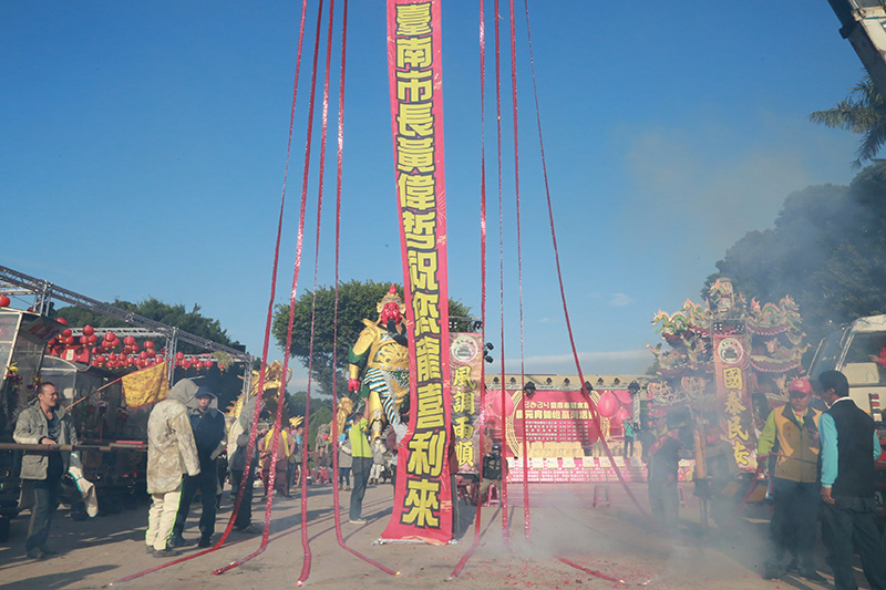 啟炮儀式後，接著「大臺南囝仔仙拚仙」活動接續登場。（圖／台南市政府提供）