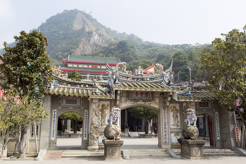 到關子嶺溫泉風景區碧雲寺看一覽無遺的嘉南平原。(圖/台南市政府觀旅局提供)