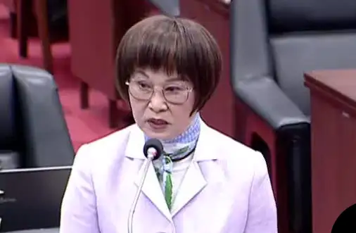 市議員李喬如總質詢呼籲市府從旗津開闊海岸視覺走廊，推動觀光纜車規劃。（記者吳文生攝）