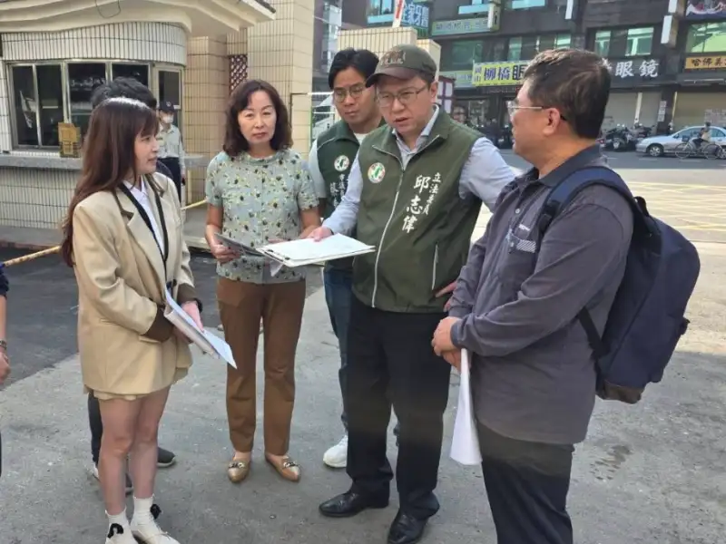 邱志偉會勘岡山三校需求工程　促國教署加速核定啟動改善