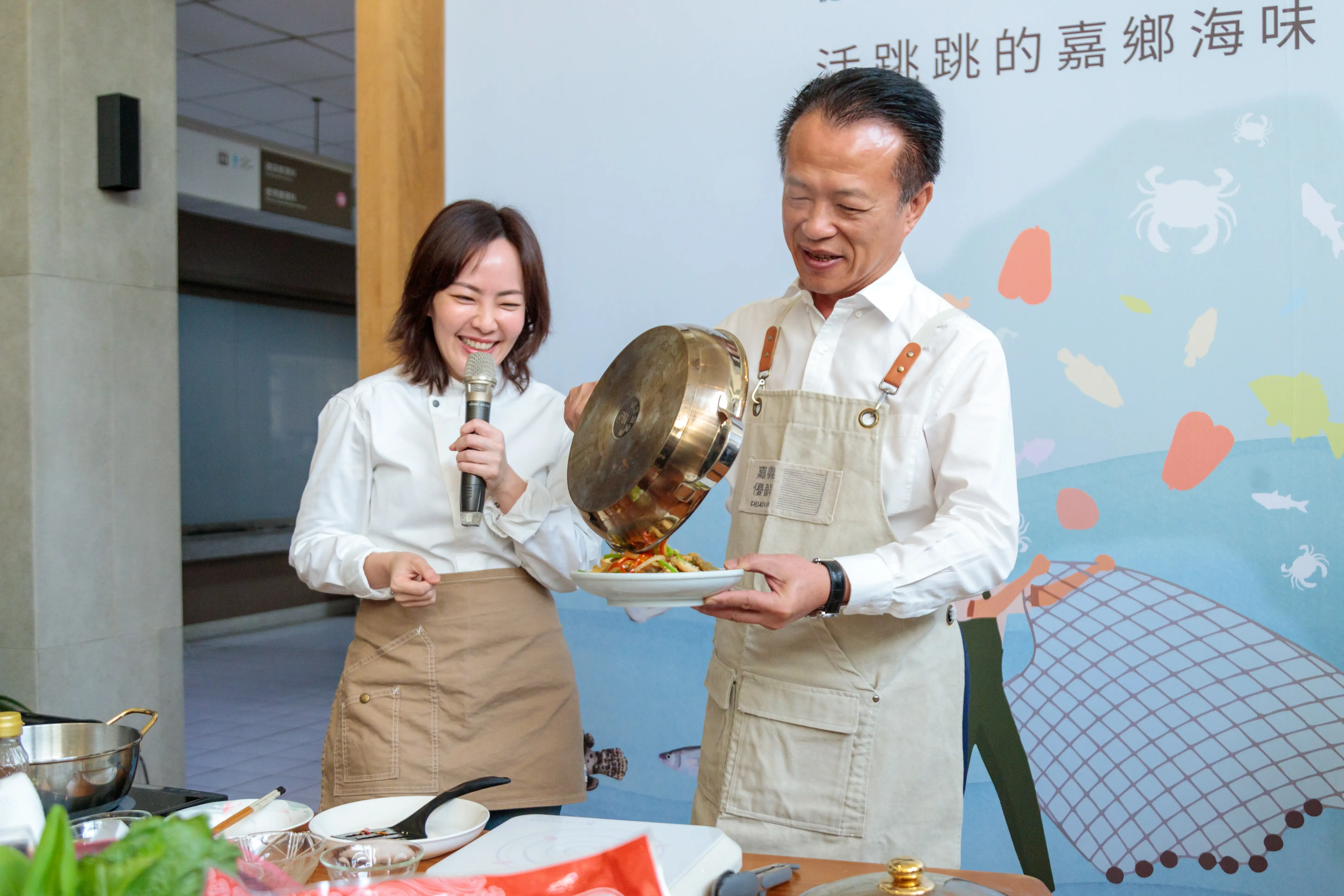 結合在地鯧魚與南蠻調味，詮釋嘉義海味的創新料理，讓現場賓客食指大動。(圖/嘉義縣政府 提供)