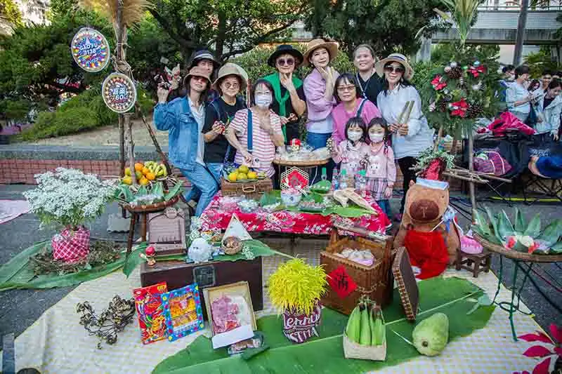 創意野餐佈置比賽由高福系，野餐社獲得冠軍。(圖/嘉南藥理大學 提供)