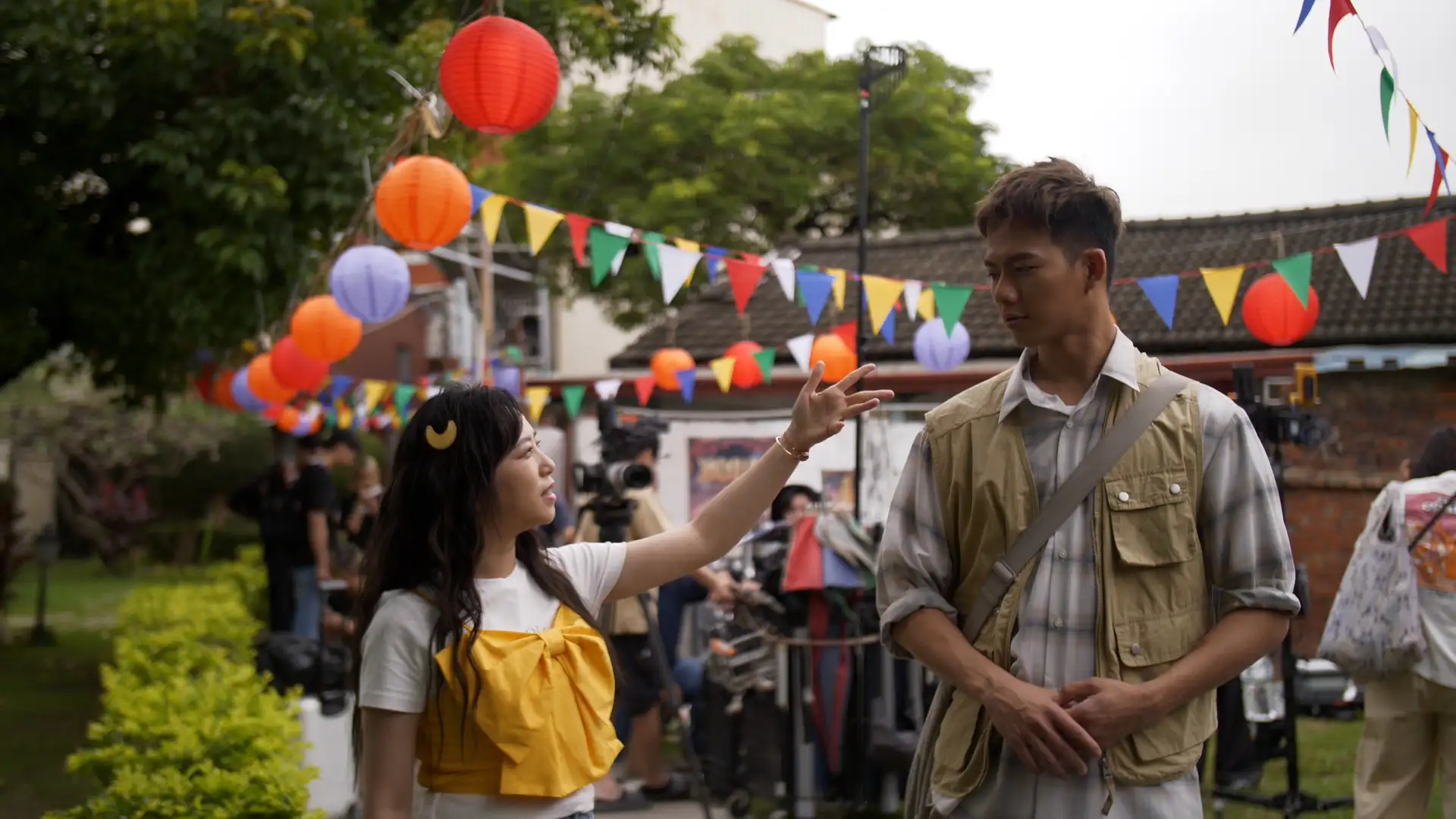 《百分之一相對論》劇組進駐嘉義縣大林鎮拍攝，結合在地歷史建築與生活場景，打造沉浸式推理實境新體驗。(圖/嘉義縣新聞行銷處  提供)