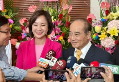 立委柯志恩出席王金平院長從政五十周年感恩餐會，期盼賴清德總統能從王院長身上學習智慧、包容與度量。（記者吳文生攝）