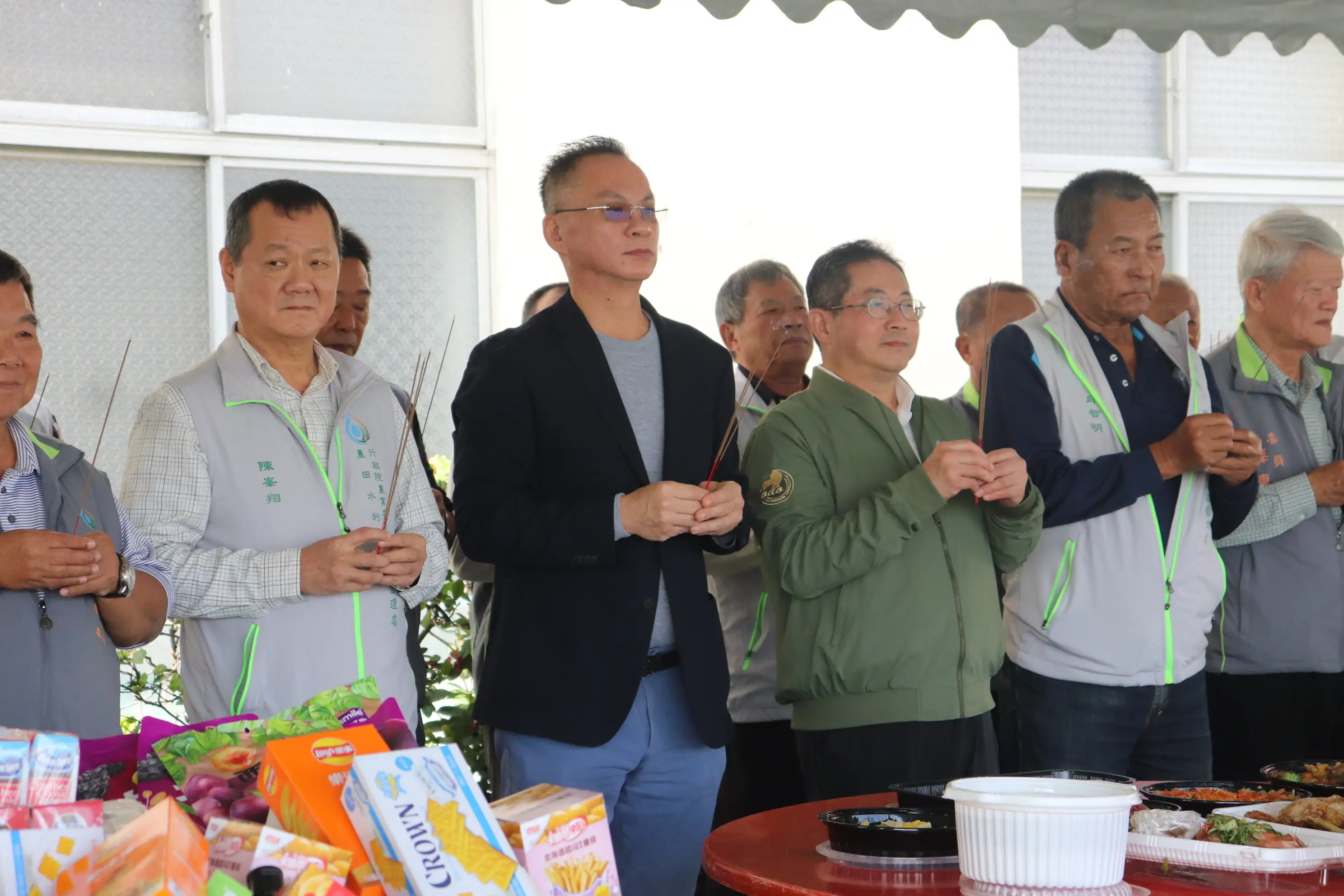 農田水利署高雄管理處在曹公圳抽水站舉行通水典禮，由處長呂文豪擔任主祭官。（圖/農田水利署高雄管理處提供）