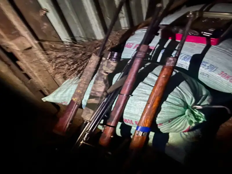 鴿舍暗藏兵工廠！南打摸黑查緝　花蓮山區破獲改造槍械工廠