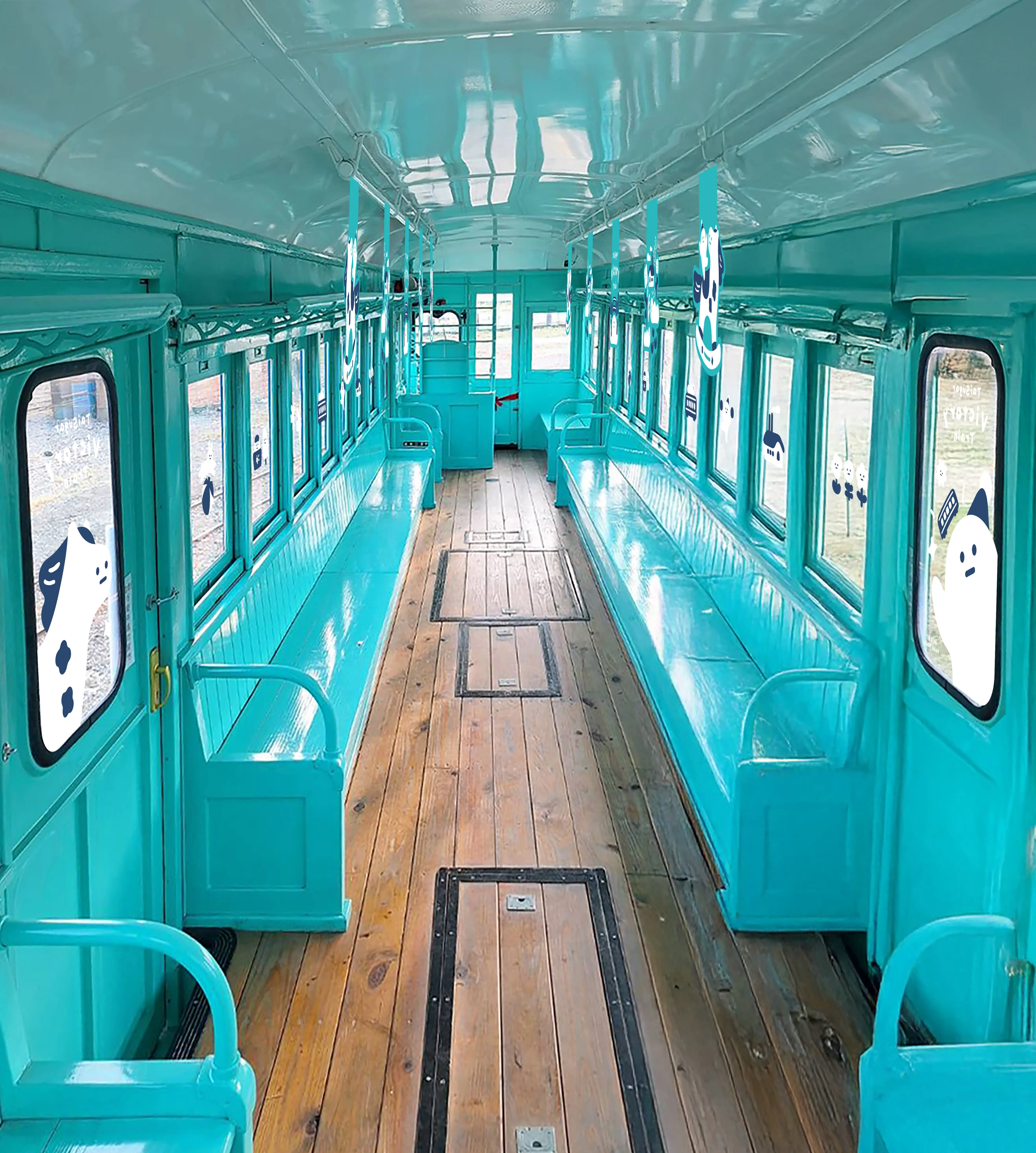 適逢台糖80周年，本次展覽期間推出限定聯名列車(模擬示意圖)。(圖/台南市政府文化局 提供)