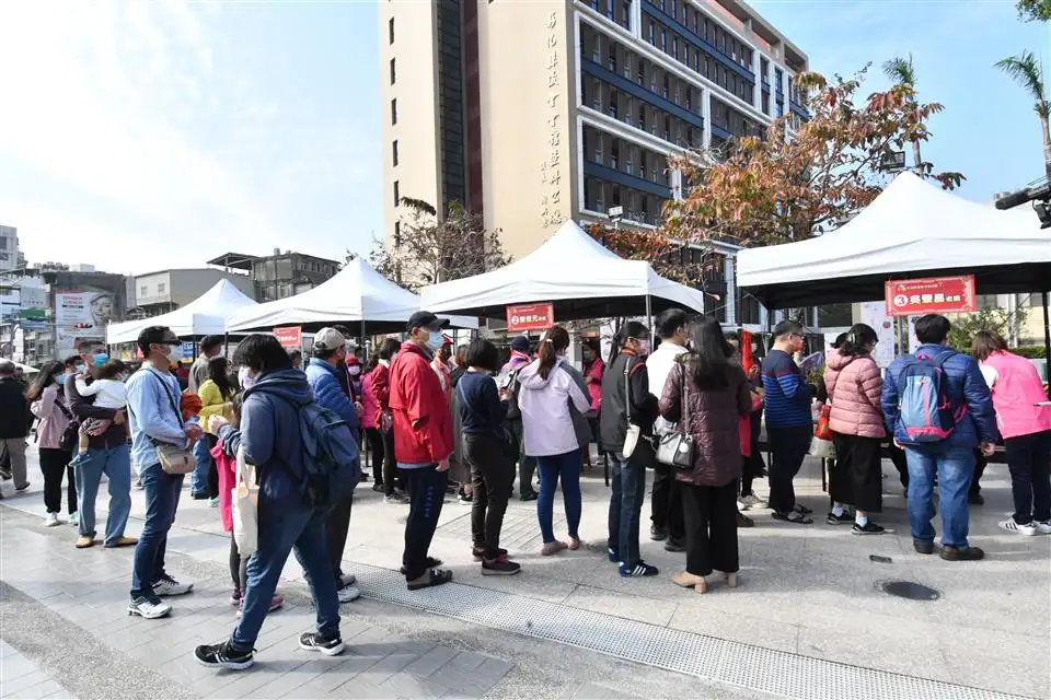 新春揮毫活動現場。(圖/彰化縣政府 提供)