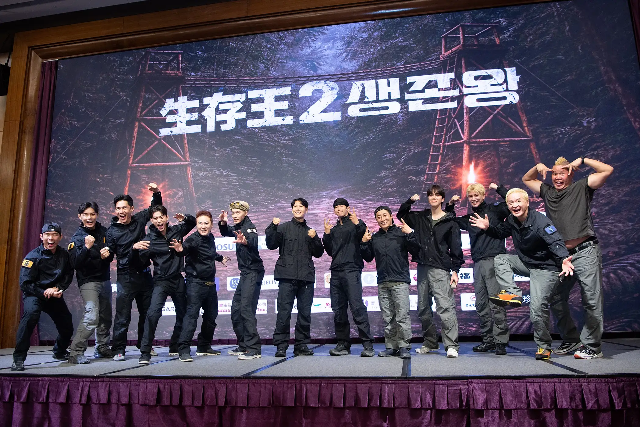 《生存王2》結合智慧、體力與團隊合作的競賽設計，來自多國的藝人在嘉義市展開挑戰，也在競爭中培養深厚情誼。(圖/嘉義縣政府 提供)