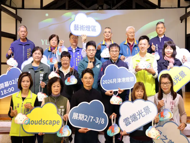 春節元宵必訪　2026月津港燈節以光藝術點亮鹽水夜景