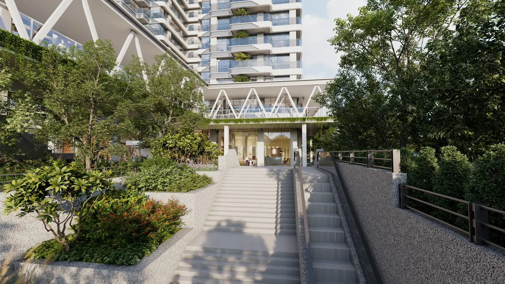 高雄捷運橘線O9苓雅運動園區站BC基地聯合開發案評選出爐，未來將興建3棟地上28、31層複合大樓，打造商辦、飯店與住宅共構的城市新地標。（捷運局提供）