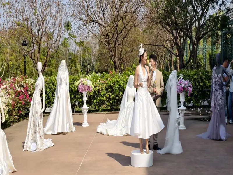 高訂婚紗品牌「朱莫」奇美博物館首秀  打造沉浸式花園婚禮美學體驗