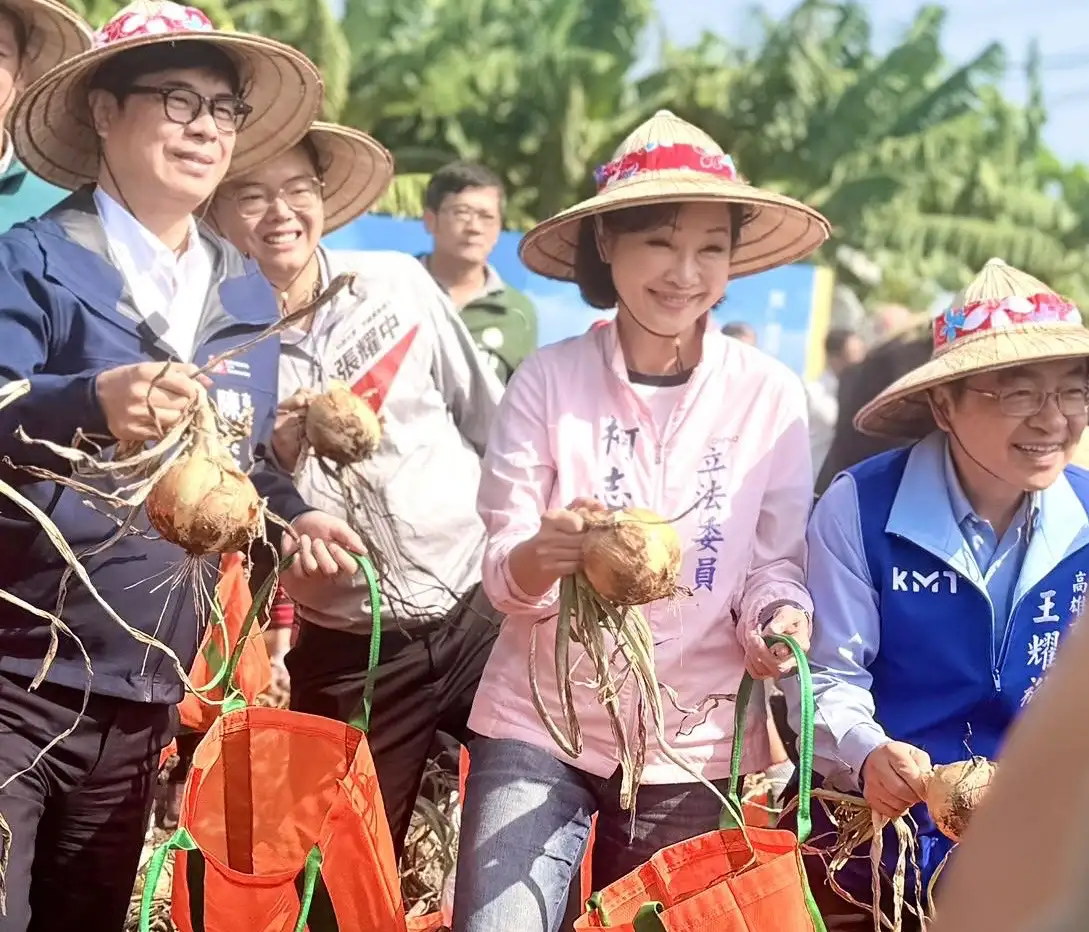 立委柯志恩7日上午先後出席中鋼企業工會公益家庭日及林園洋蔥節活動。（圖/柯志恩圖隊提供）