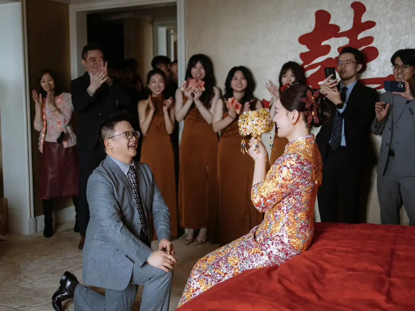 楊捷與妻子在廣州結婚，為他的廣州十年人生寫下新的篇章。(記者楊婉攝)