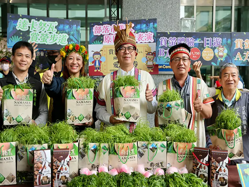 那瑪夏賞螢暨水蜜桃季3月登場　陳其邁邀民眾走進山林賞螢