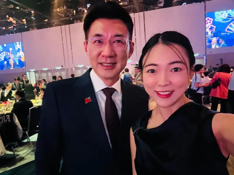 白喬茵雪梨與台商交流　肯定海外打拚台灣精神