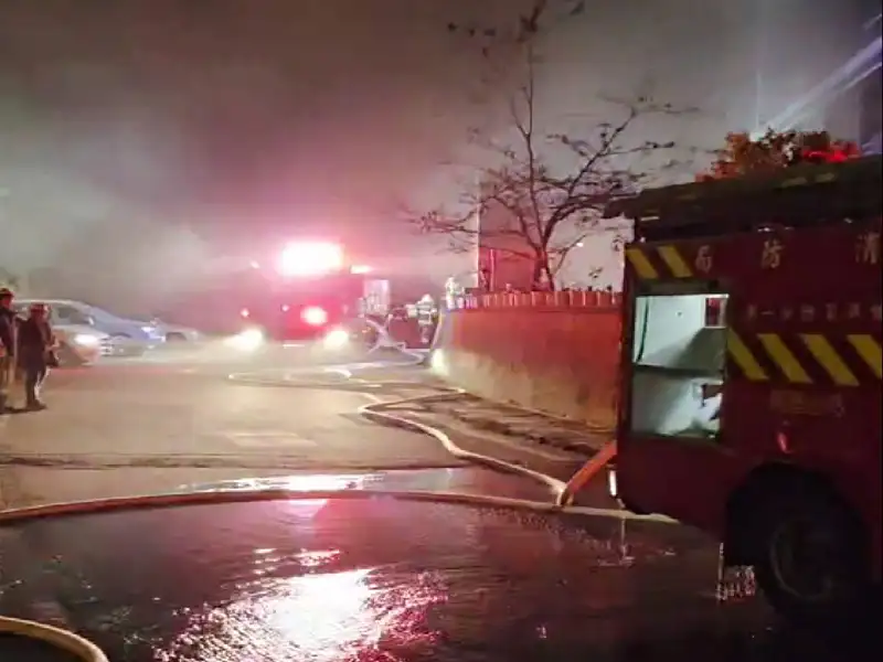 阿里山飯店深夜火警 近200名旅客緊急疏散無傷亡