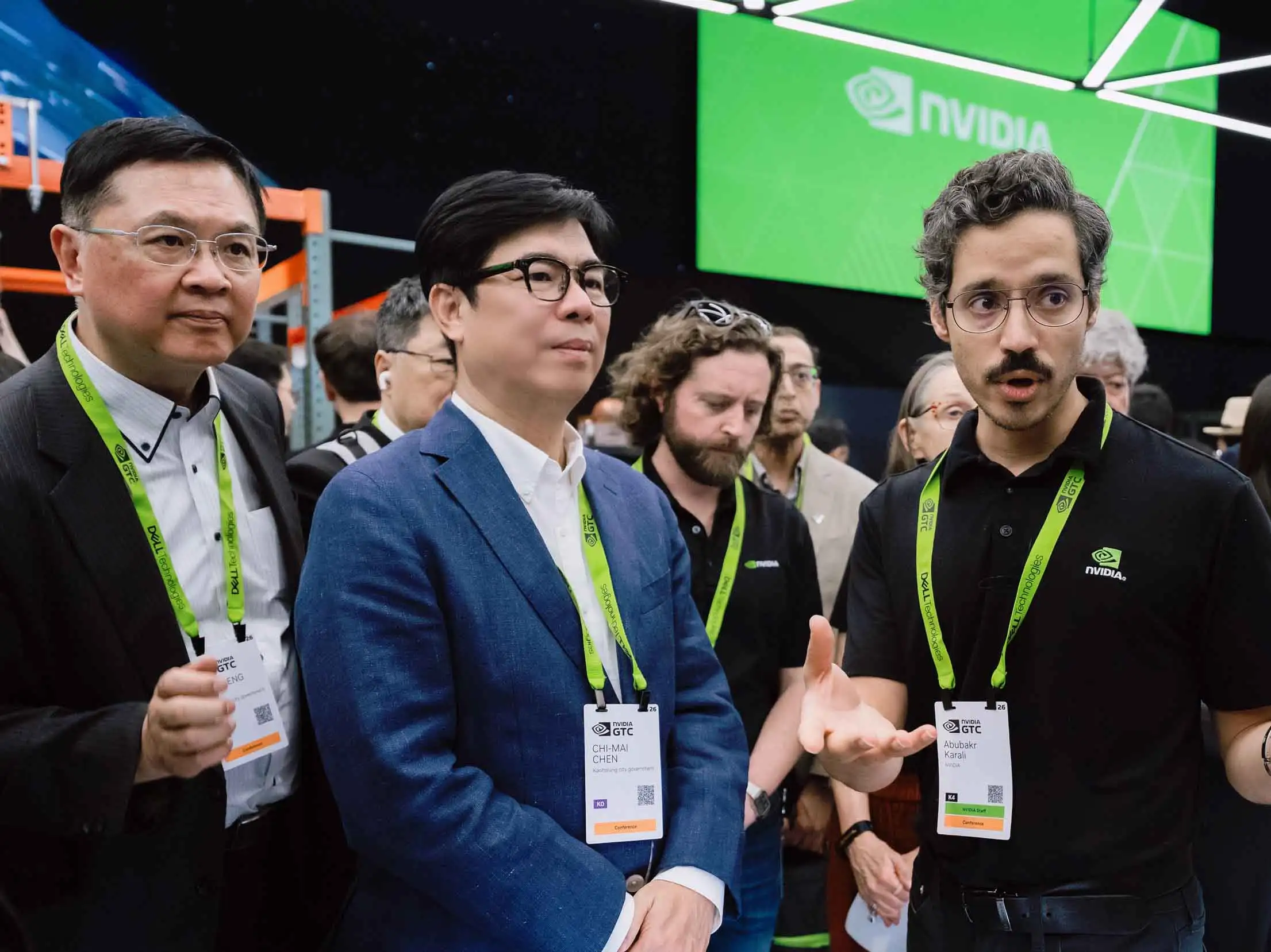 高雄市長陳其邁二度受邀出席全球最大人工智慧盛會NVIDIA GTC大會。（圖/高雄市政府提供）