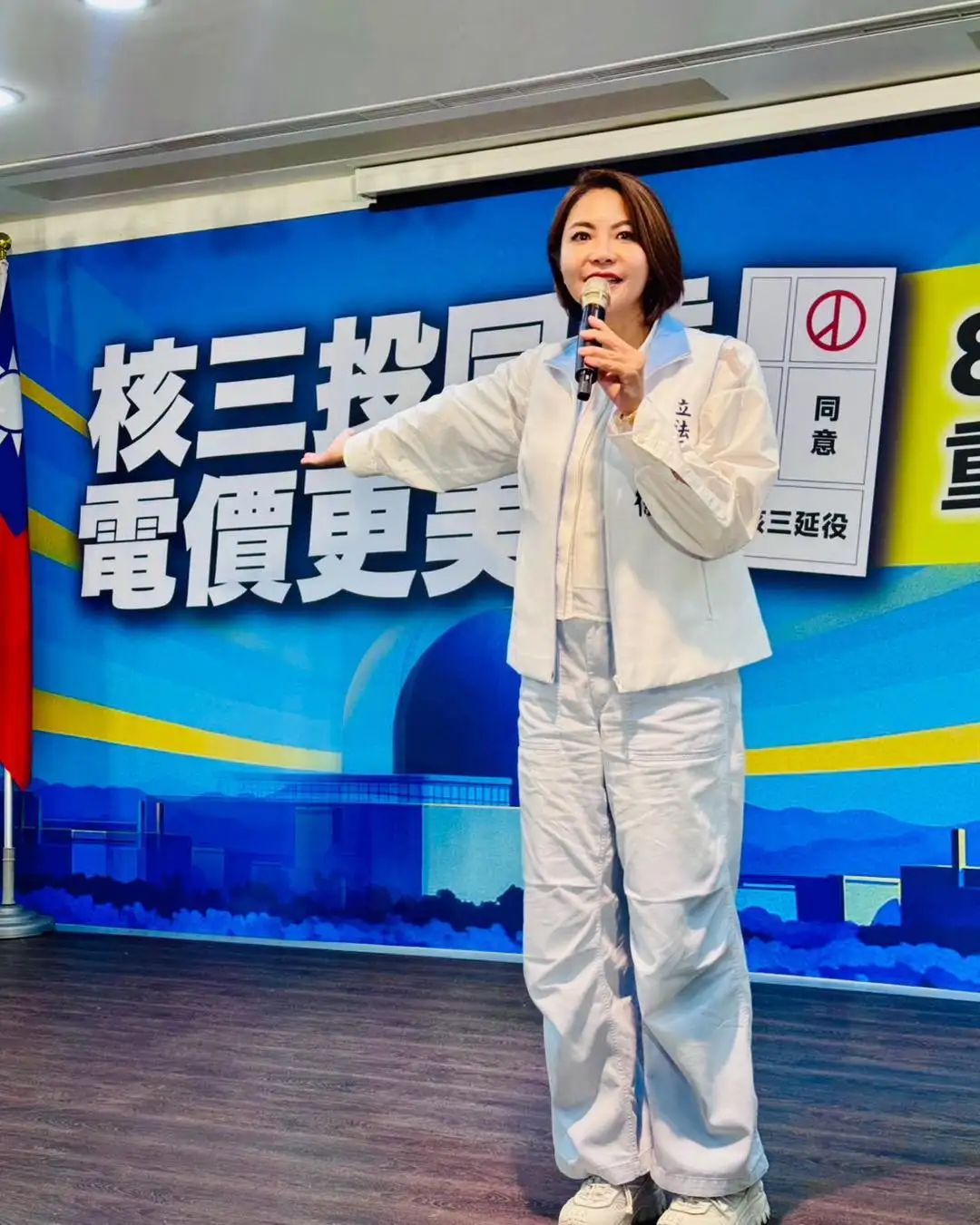 國民黨立委陳菁徽就核能政策轉向提出看法。（圖/陳菁徽團隊提供）