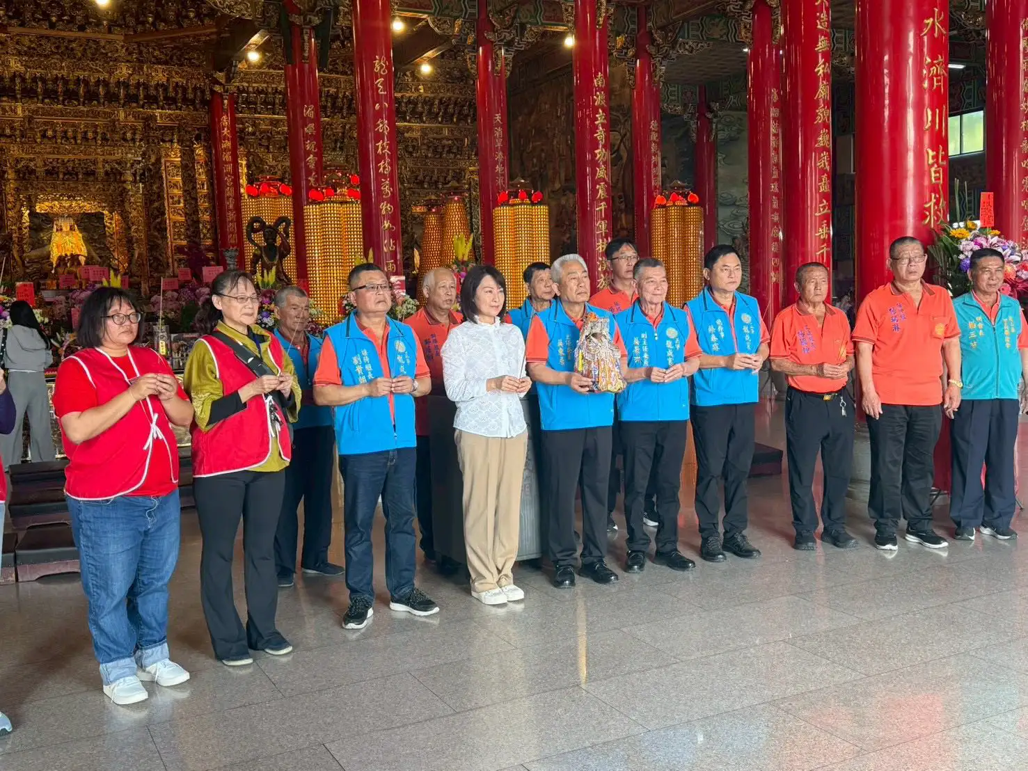 高雄市議員陳麗娜表示，第1屆媽祖聯合環台海巡繞境，以林園鳳芸宮媽祖為主神尊，活動預定於4月19日自中芸港鳳芸宮啟航。（記者吳文生翻攝）