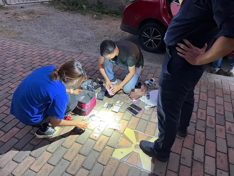 高雄警圍捕失竊車  女駕駛攜毒拒捕遭警強勢制伏