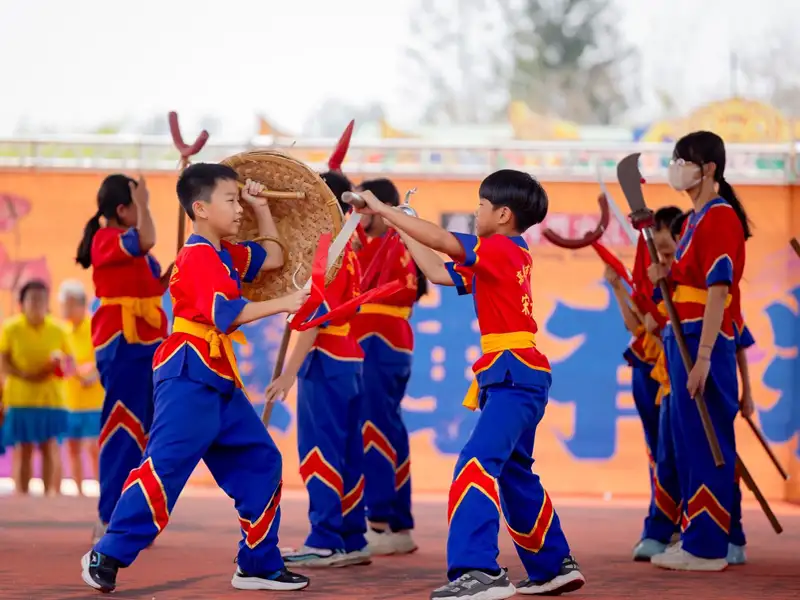 內門宋江陣文武大匯演登場　陳其邁邀全民共賞傳統藝陣之美