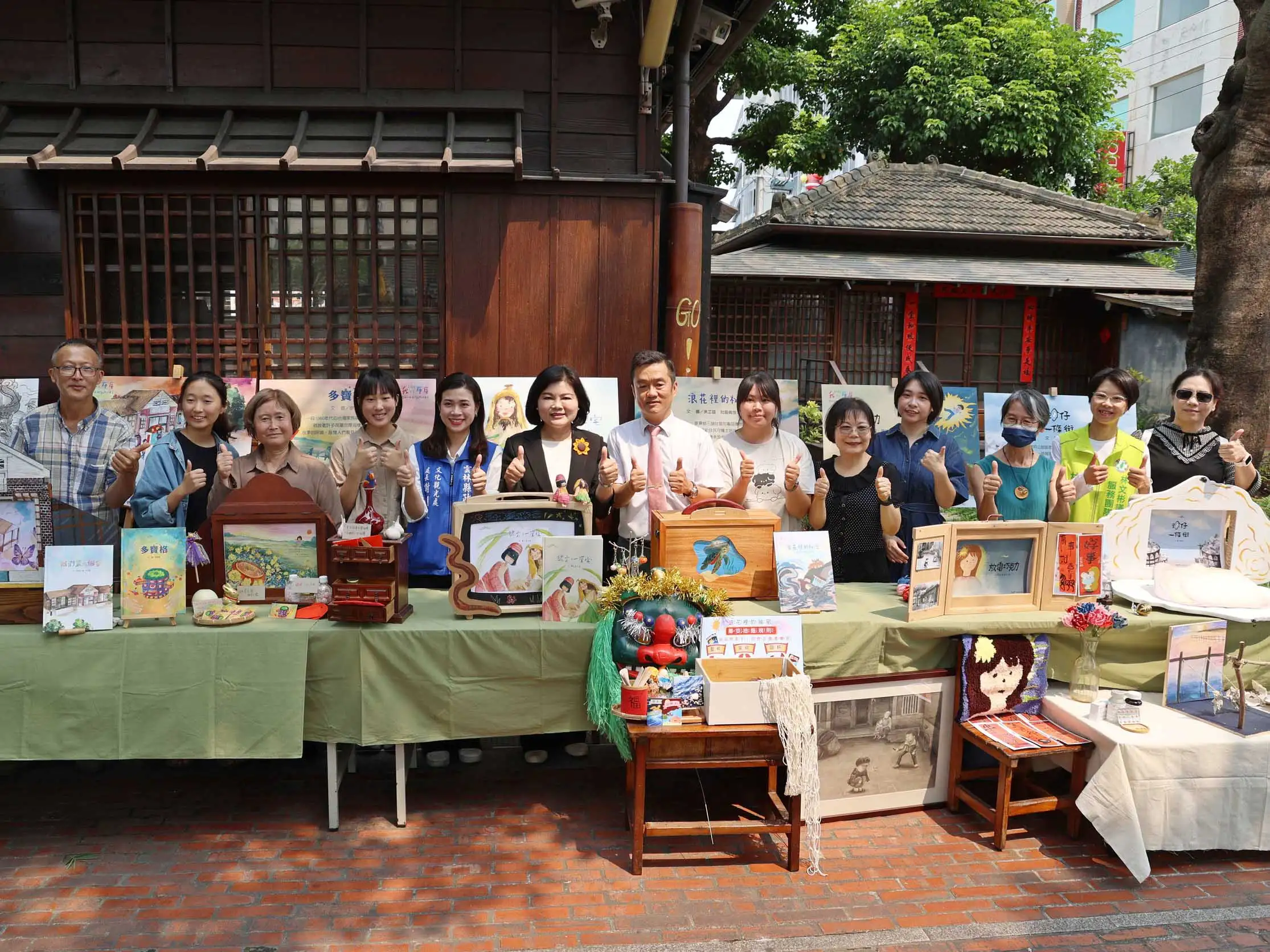雲林縣政府發表社區繪本並啟動走讀活動，結合單車旅遊與在地文化，展現地方創生能量。(圖/雲林縣政府提供)