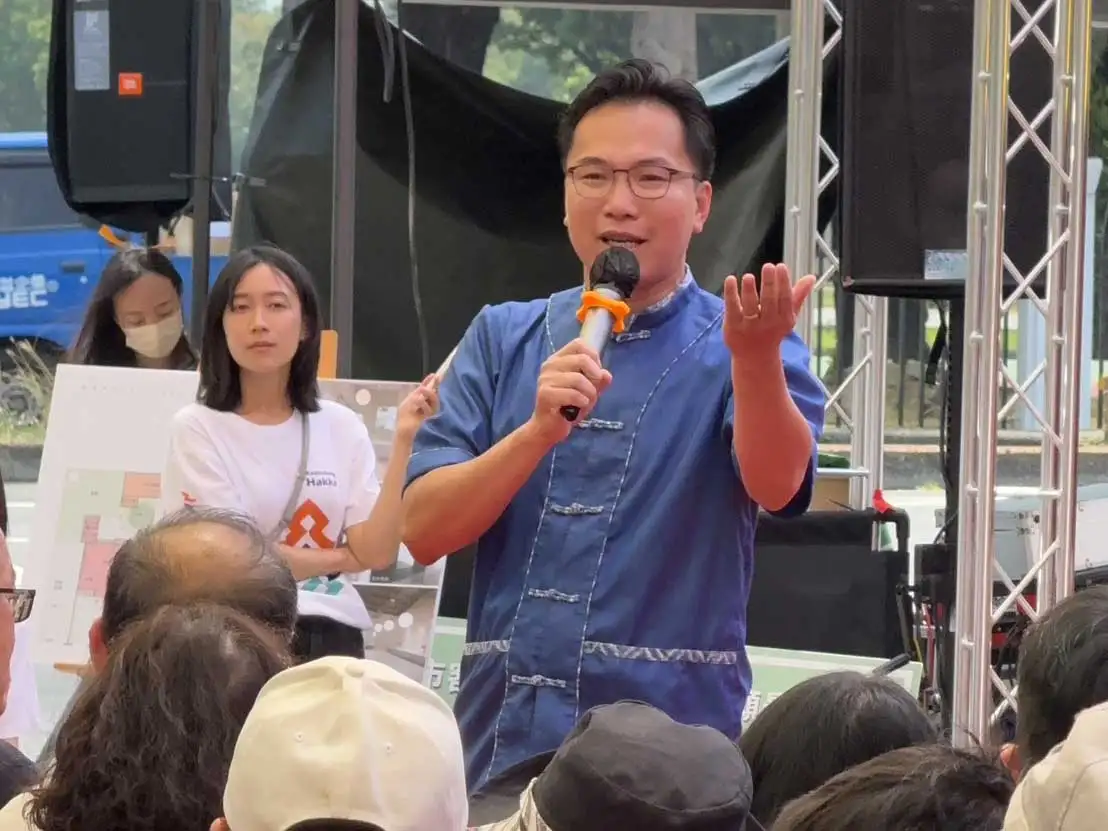 林智鴻出席黃埔客站開幕啟用典禮，見證鳳山都會客家文化新據點正式啟用。（圖/林智鴻提供）