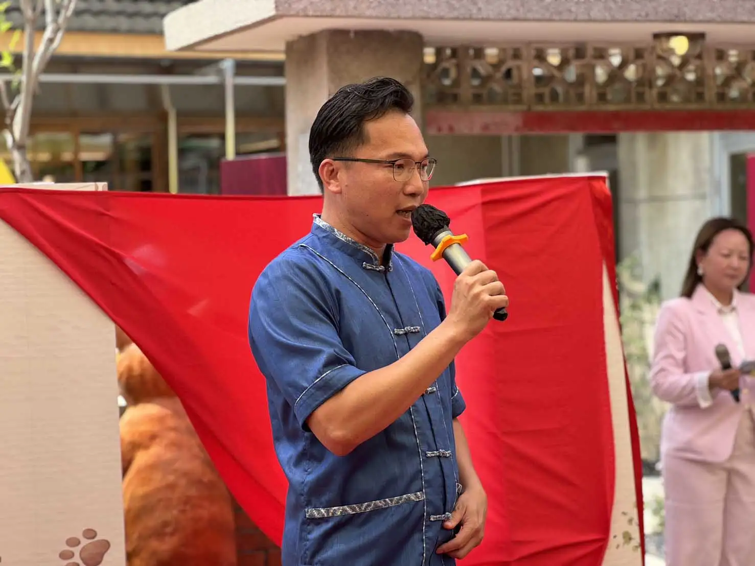 林智鴻出席黃埔客站開幕啟用典禮，見證鳳山都會客家文化新據點正式啟用。（圖/林智鴻提供）