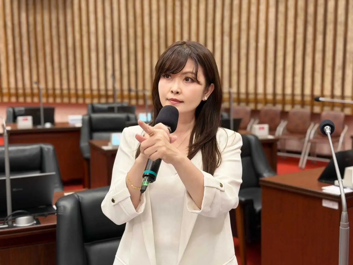 高雄市議員陳美雅兩年前即率先提出高雄24小時國際機場構想，近期立委賴瑞隆亦呼籲中央啟動規劃。（圖/記者吳文生攝）