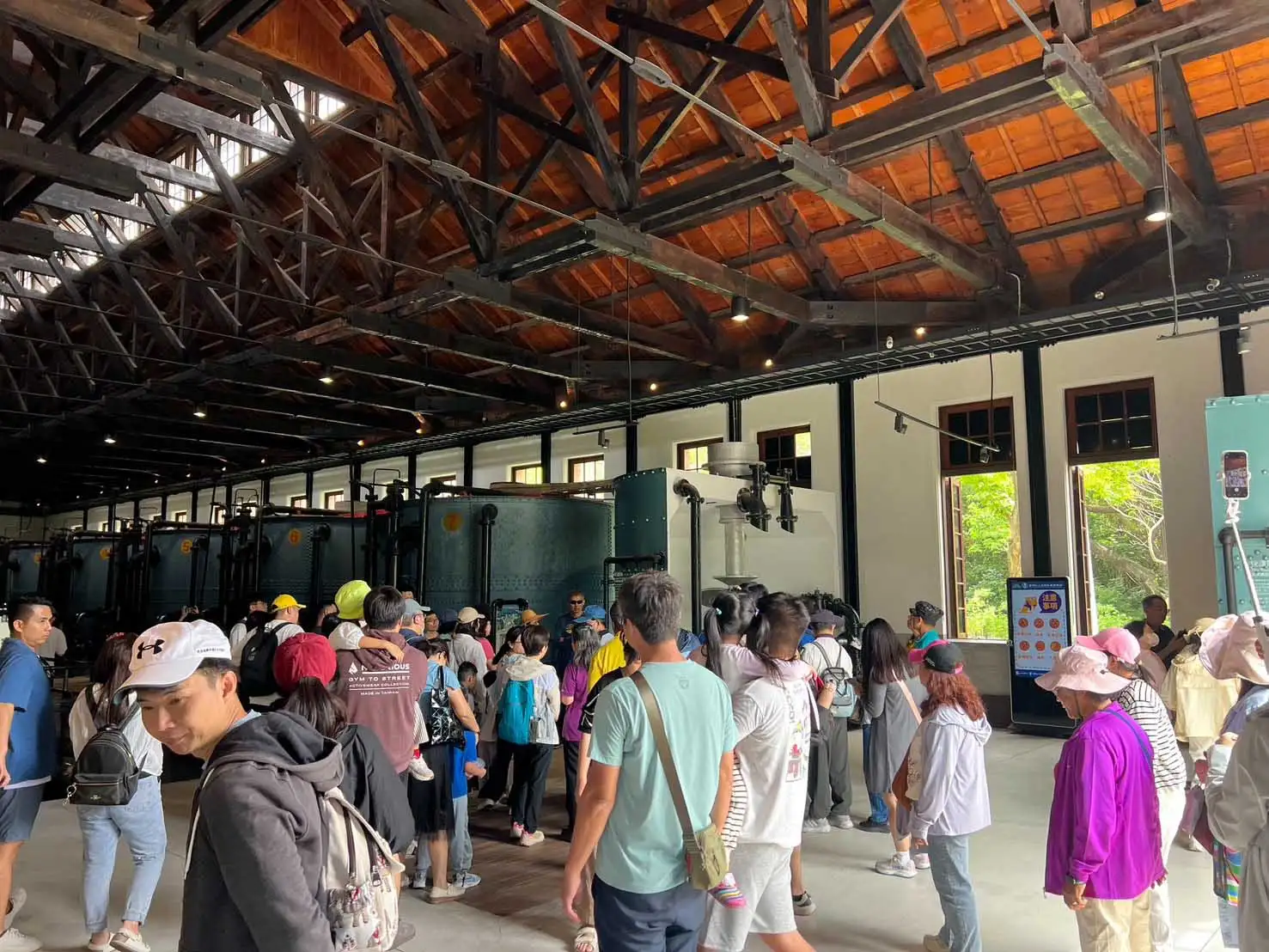 山上花園水道博物館參觀人潮。(圖/臺南市政府觀光旅遊局提供)