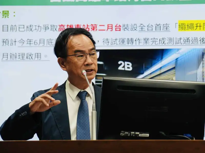 李昆澤爭取高雄車站設全台首座升降式月台門　9月正式啟用