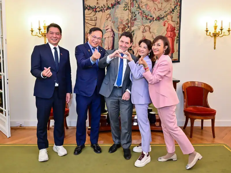 邱議瑩訪法深化國會外交　強調台灣須展現國防與產業韌性