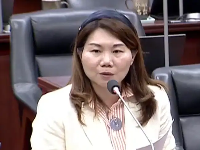 市議員李雅靜總質詢火力全開，質疑中央施政並檢視地方建設與制度運作。（圖/記者吳文生攝）
