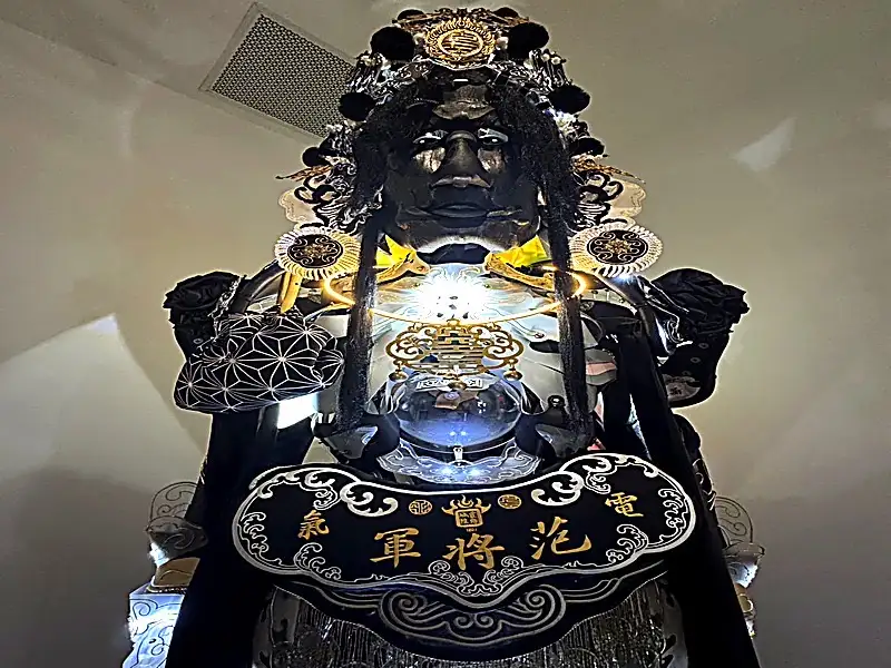 七爺八爺又稱范謝將軍，在台灣民俗文化中知名度極高。(圖/記者范繼如攝）