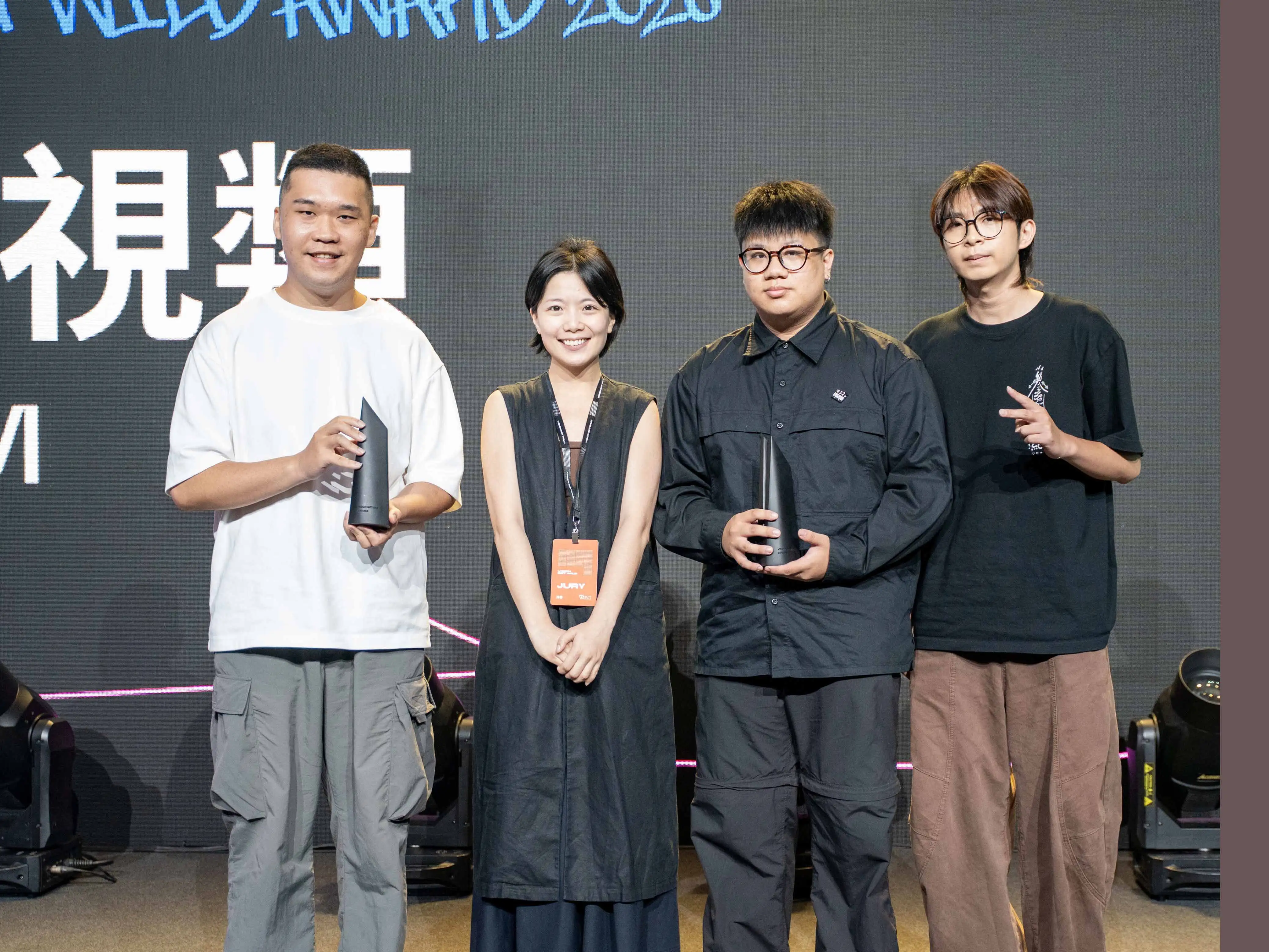 崑山科技大學視訊系畢業製作表現亮眼，《靈駕之上》榮獲放視大賞影視類金獎及金點新秀設計獎，《碧蒂芭蒂》摘下銅獎，再次展現崑大影視人才培育成果與創作實力。(圖/崑山科技大學提供)