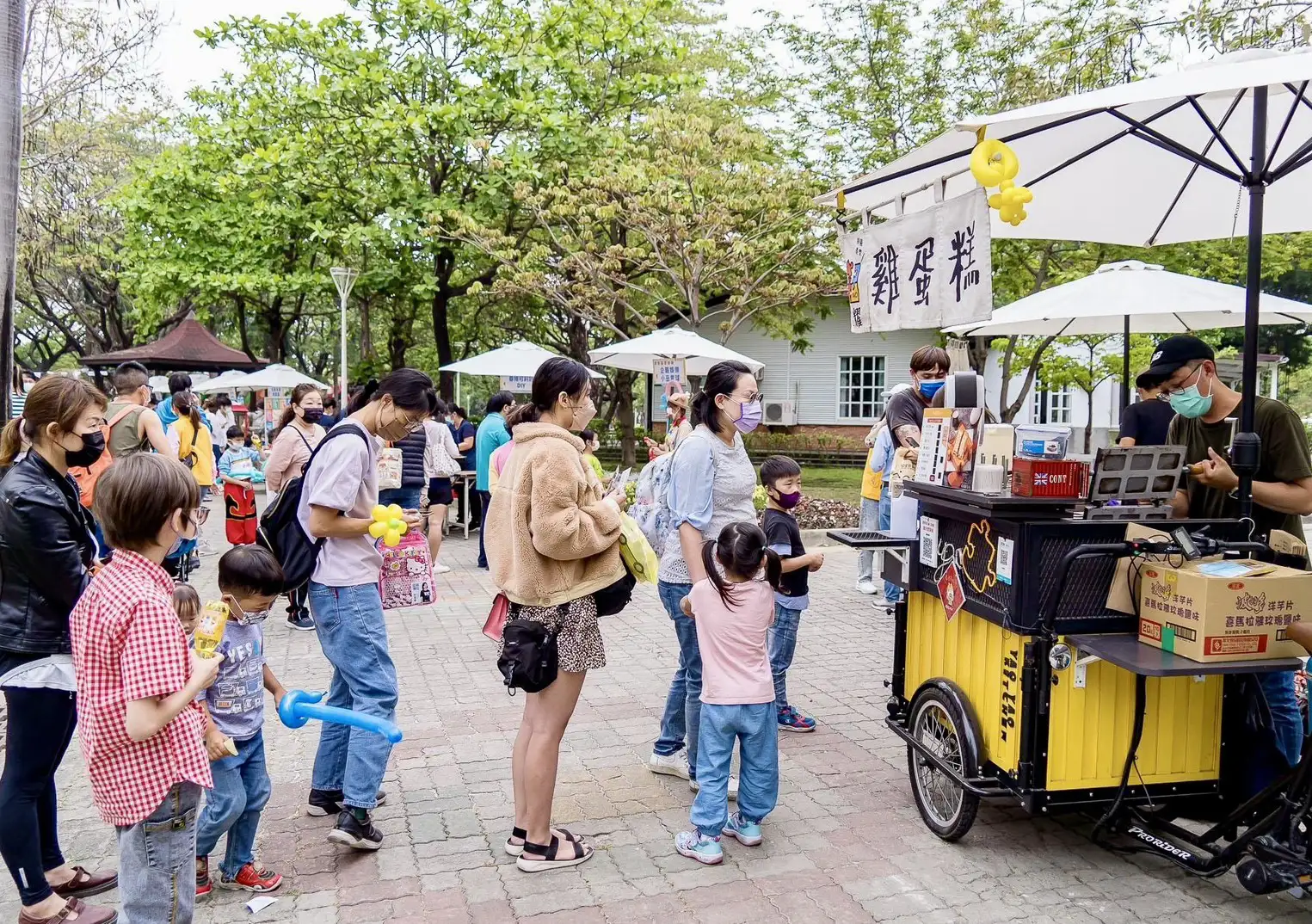 活動結合客家文化體驗、美食市集及音樂表演，打造單車嘉年華。（高雄市觀光局提供）