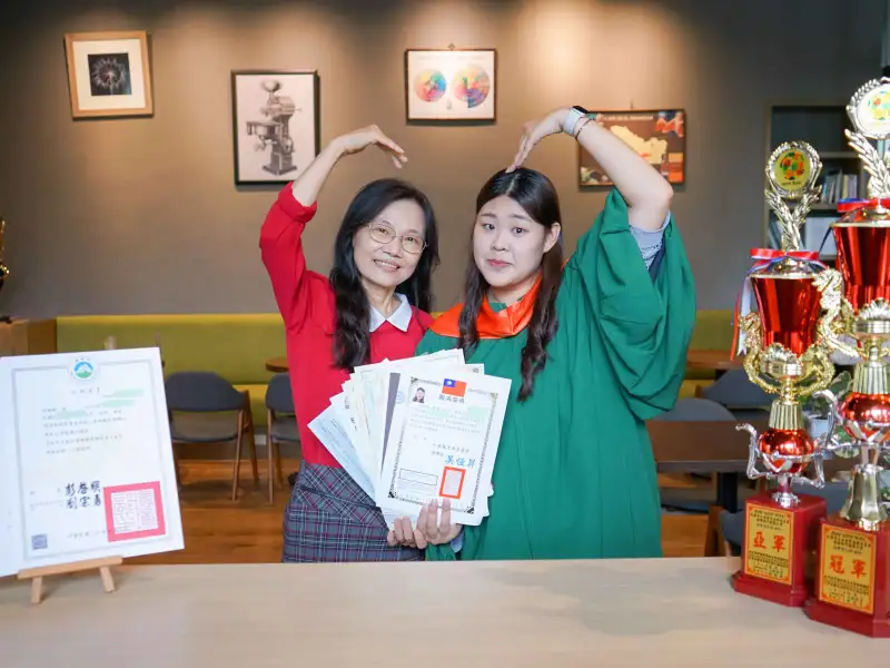從時尚跨界環工！崑大港生林曉晴錄取成大博士班　21張證照打造無限可能
