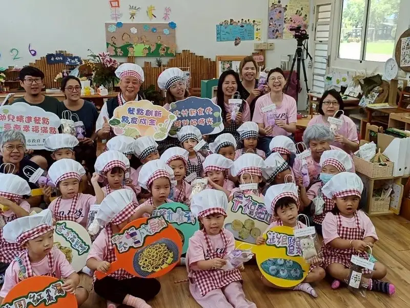 臺南公幼餐點再升級 白河在地食材入菜 食育扎根從小開始