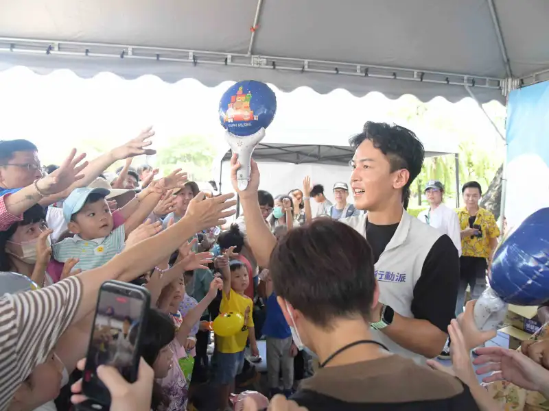 岡山千人立蛋嘉年華吸睛　張騏晟盼持續打造親子家庭日活動