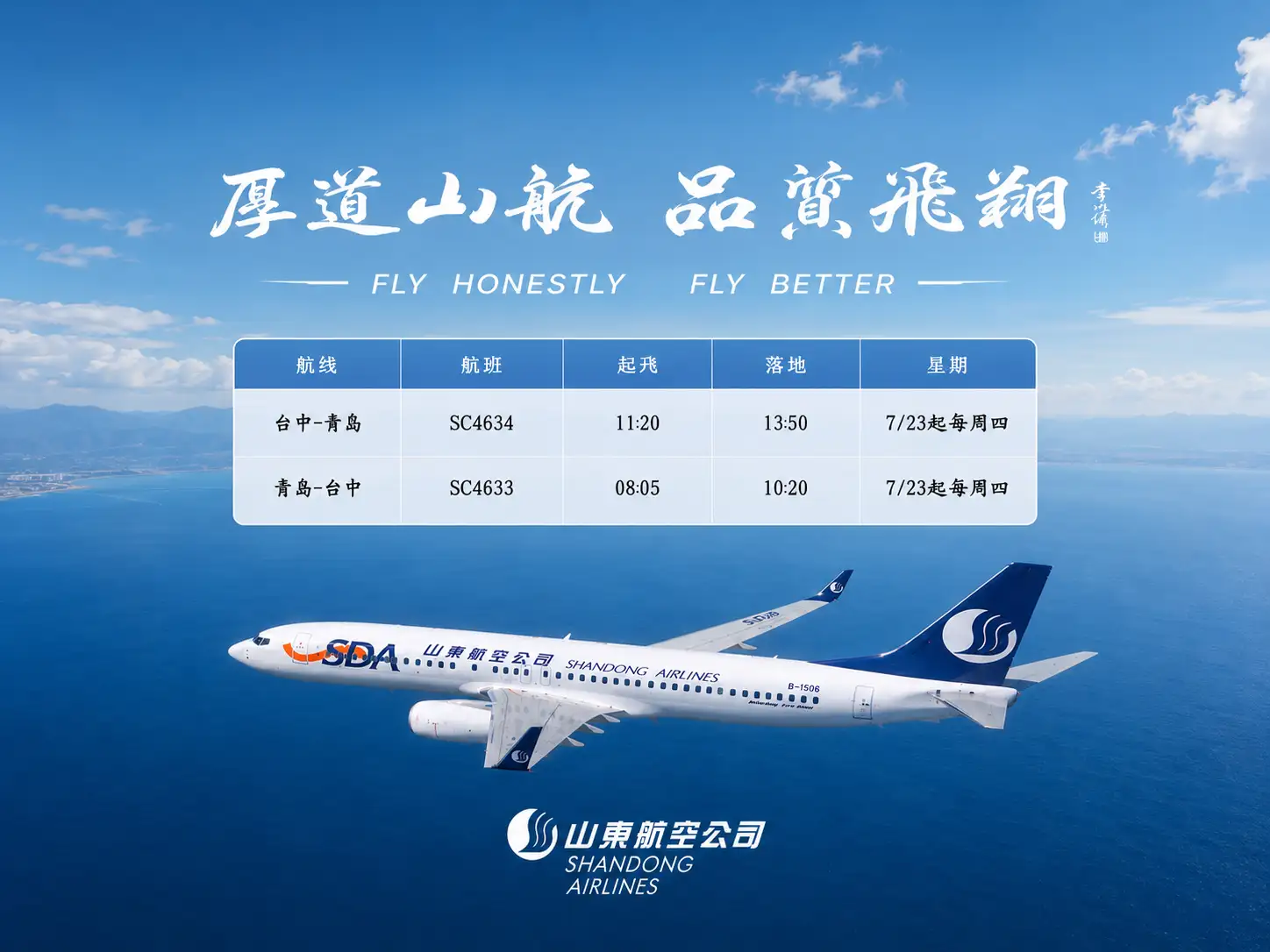 台中國際機場暑假新增成都、青島及沖繩三條國際航線，台中市政府觀旅局同步推出登機證優惠，串聯美食、住宿與商圈優惠，打造暑假旅遊新亮點。(圖/台中市政府觀光旅遊局提供)