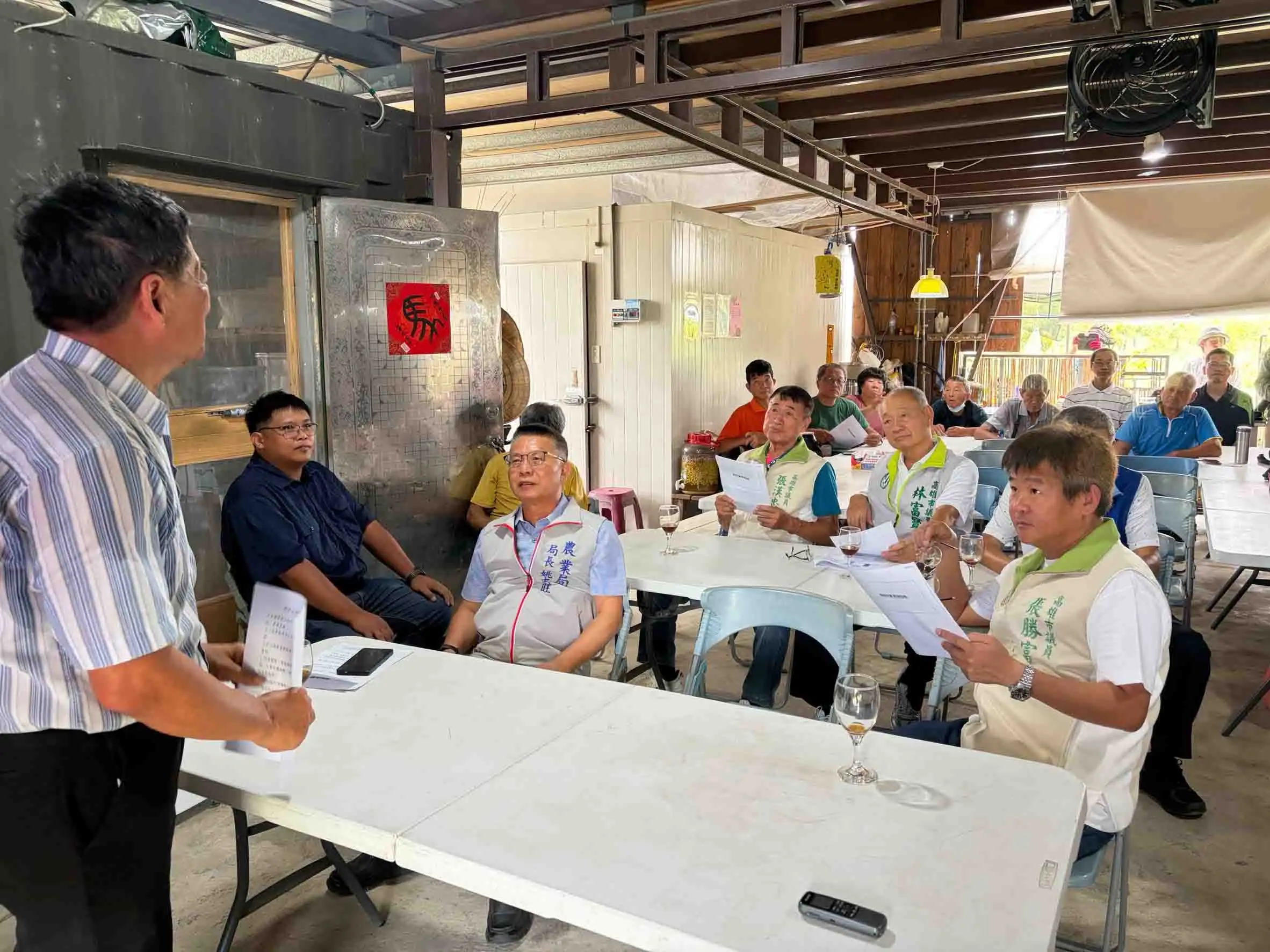 透過完善基礎建設、食農教育及品牌行銷，打造北高雄永續有機農業示範基地。（高雄市議會提供）