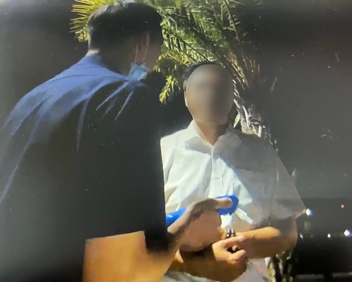 林男酒測值超標，警方訊後依刑法公共危險罪將林男移送高雄地方檢察署偵辦。(高雄市政府警察局前鎮分局提供)